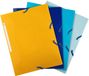 Exacompta BeeBlue Opbergmap met flap, A4, Polypropyleen (PP), Blauw, Lichtblauw, Turkoois, Geel, 250 vel, Elastische band