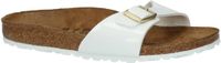 Birkenstock Madrid Claquettes de sport Femme Taille 40 Blanc Patent White BFLA