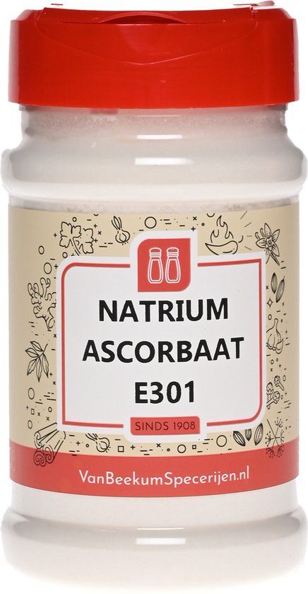 Van Beekum Specerijen - Natrium Ascorbaat (vitamine C poeder) E301 - 250g