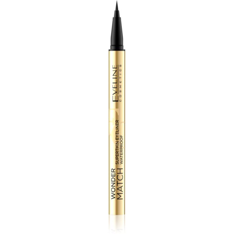 Eveline Cosmetics Eveline Wonder Match Superthin Waterproof Eyeliner Pencil Black