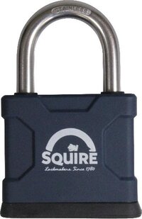 Squire ATL52S Hangslot - Sleutelslot - Roestvrij staal - Zwart/Donker blauw