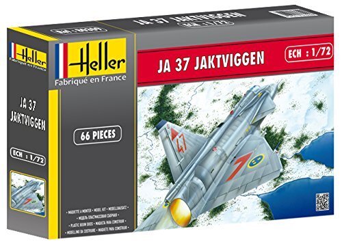 Glow2b Heller 80309 modelbouwset Saab Ja-37 Jaktviggen