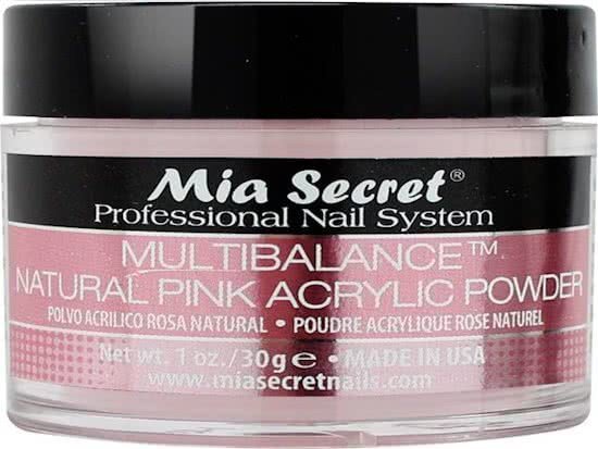 Mia Secret Acryl Poeder Natuurlijk Roze 30ml