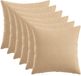 vidaXL Coussins décoratifs 6 pièces Heerlen Crème 40 x 40 cm Tissu