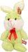 Heunec Paashaas/haas/konijn knuffel dier - zachte pluche - groen - cadeau - 32 cm - met strikje