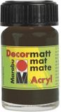 Marabu Decormat Acryl Verf Donkerbruin 15 ml