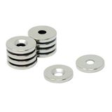 Magneet Expert® 15mm dia x 2mm dik x 4.2mm c/sink Neodymium magneet - 2.6kg Pull
