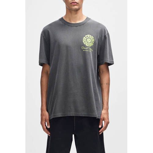 Deus Ex Machina oversized T-shirt met backprint grijs