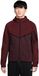 Nike tech fleece full-zip hoodie in de kleur rood.