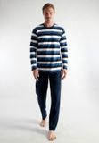 Ceceba pyjama à rayures bleu foncé/blanc