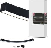 Paulmann Linion Lichtkanaal 90 ° curve 24V 13W 3000K Signaal zwart