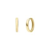 Lucardi Dames 14 karaat geelgouden oorringen 11mm