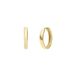 Lucardi Dames 14 karaat geelgouden oorringen 11mm