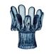 Kosta Boda Solros Photophore en verre circulaire 11,5 cm Bleu