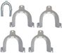 BeltAvenue Holding B.V. 4 Supports Fixes, Support de Montage Universel pour Tuyaux d'Évacuation, Lave-Linge, Lave-Vaisselle, Guides de Tuyau, Accessoires pour Lave-Linge, Adaptateurs d'Évacuation pour Lave-Linge, Tuyaux Anti-Pliage - Gris