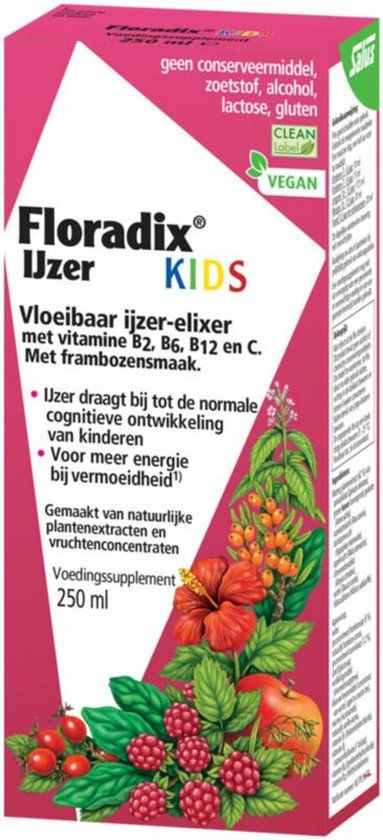 Floradix IJzer-Elixer Kids - 250ml - Vegan
