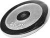Gorilla Sports Disque d'haltère - 20 kg - Chrome - 30 mm