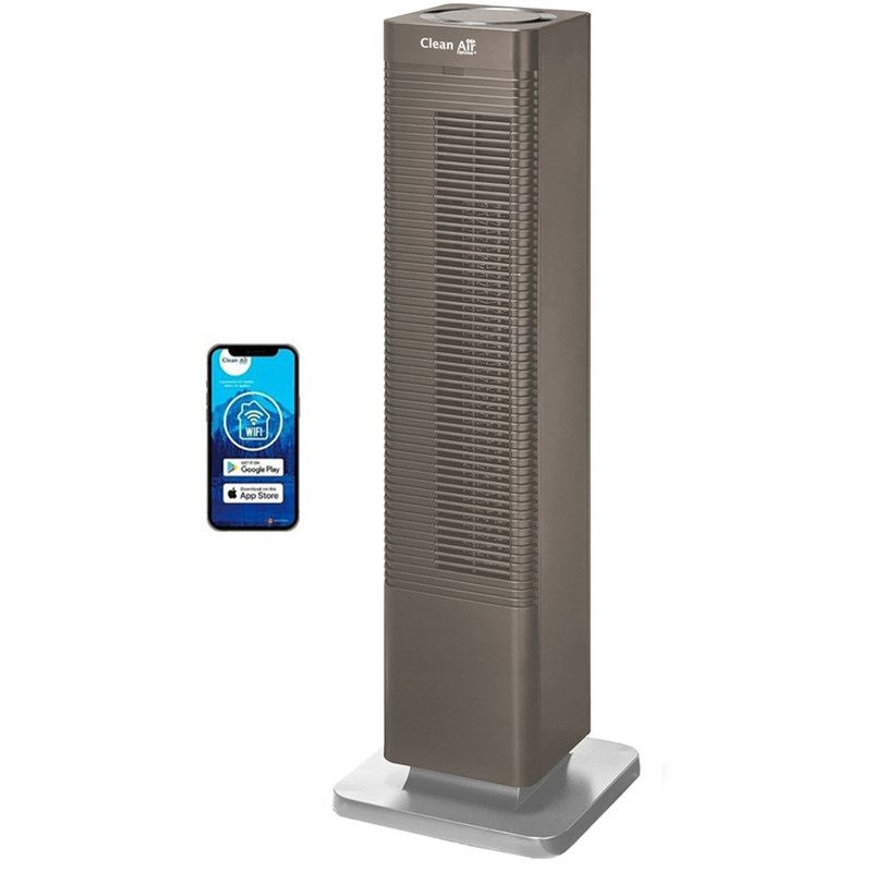Clean Air Optima CA-904C - 2-in-1 Design Fan Heater - Copper - 2000W - Digital Thermostat