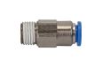 Ger. RIEGLER Ger. Terugslagklep »Blaue serie«, R 1/2 a., 10 mm, 10 bar, kunststof/MS vern.