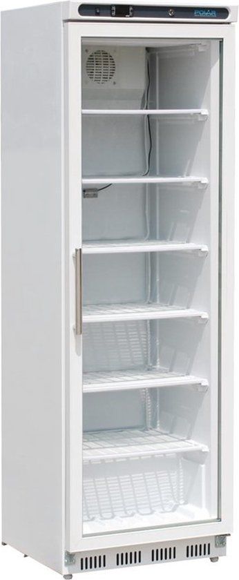 Polar Display Vrieskast met Glazen Deur - 365 Liter - CB921
