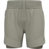 Odlo X-Alp Trail 6in 2in1 Hardloopshorts Heren-Grijs, Maat XXL