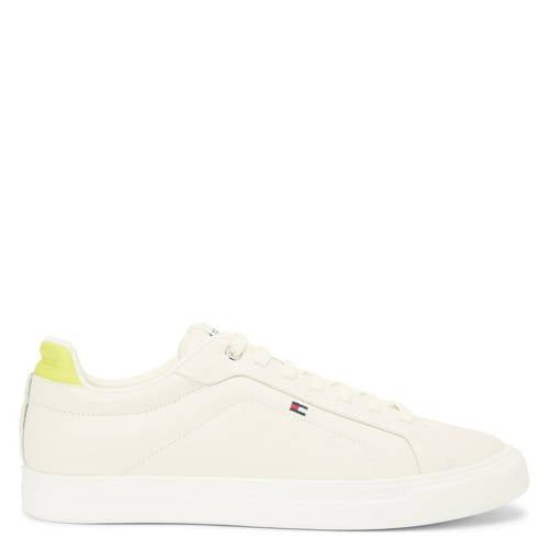 Tommy Hilfiger leren sneakers ecru