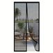 ForDig Rideau anti-mouches 90x213cm - Fibre de verre A-qualité - Moustiquaire de porte magnétique de luxe - Rideau anti-mouches - Rideau anti-mouches - Porte moustiquaire - Noir