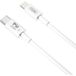 XO Design Câble de Données et de Charge USB-C - Lightning NB-Q189B, 20W, 2m, Blanc