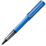 LAMY AL-star oceanblue - Rollerball met transparante, ergonomische greep & lijndikte M - lichtgewicht aluminium behuizing - inclusief rollerbalvulling LAMY M 63 in zwart