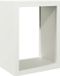vidaXL Porte-bûches 60x40x80 cm acier blanc
