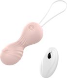 bossoftoys Brameho Media Vibrating Silicone Kegel Balls USB 10 Function / Remote control - Flesh