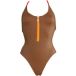 Aqüe Apparel Maillot de bain 1 pièce coton femme Cheeky