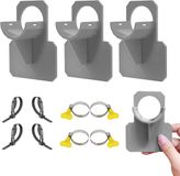 Merkloos Poolslanghouders 4 stuks - Antipunctuur en antiverscheuring - Geschikt voor slangdiameter 26-38mm