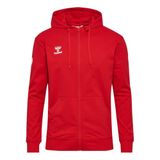 Hummel, hmlGO 2.0 Chevron Zip Hoodie, echt rood, 3XL