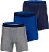 Under Armour Performance Tech 6" 3 Pack Solid Boxer Briefs - Blauw/grijs - L