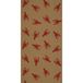Beistle 24" x 50' New Orleans Thema Rivierkreeften Print Kraftpapier Tafelrol, Mardi Gras Feestbenodigdheden Tafelhoezen, Bruin/Rood