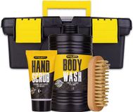 Accentra Bath & Body Toolkit Cadeauset voor Heren - Musk & Sandalwood - 4 Stuks