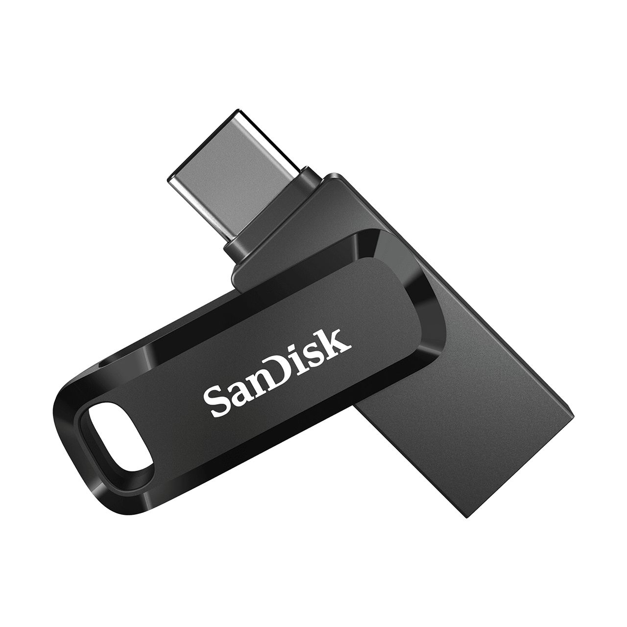 SanDisk Ultra Dual Drive USB Flash Drive - 128GB - USB Type-A / USB Type-C - Black/Silver