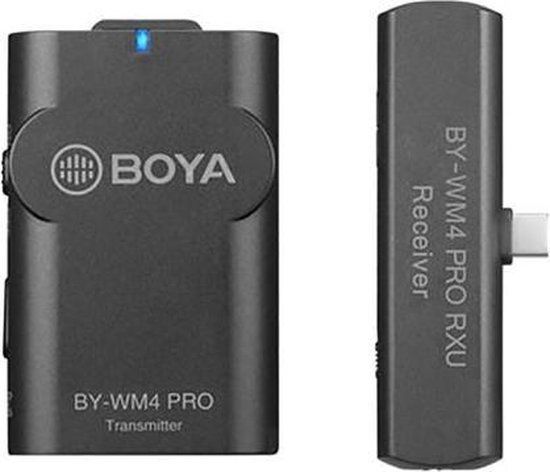 Boya BY-WM4 Pro-K5 Draadloze Microfoon - USB-C - Zwart