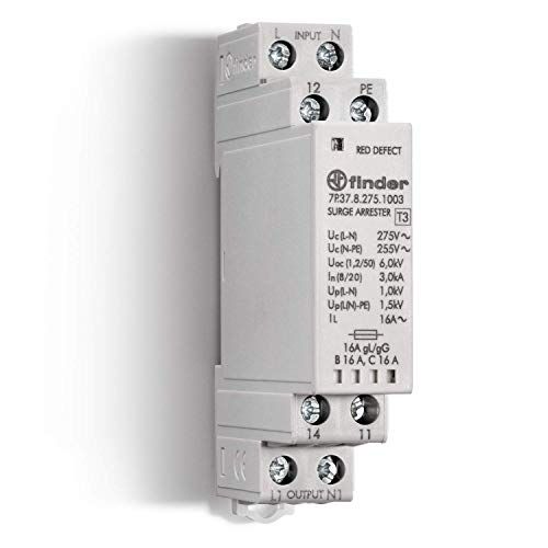 FINDER 7P3782751003 overspanningsbeveiliging, modulair, type 3, varistor/vonkspoor