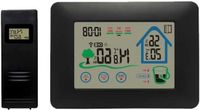 Wan GmbH Station météo sans fil - Hygromètre numérique - Mesure intérieure extérieure - Affichage fenêtre ouverte - Écran tactile LCD - Blanc