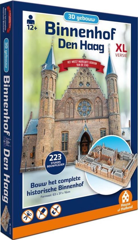 House of Holland 3D Gebouw - Binnenhof Den Haag (223 stukjes)