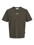 JACK & JONES Jcoclub Back Script Tee Ss Crew Neck Sn Heren