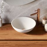 Brauer Vortex Waskom - Rond - 40 cm - Fine Stone - Mat - Wit