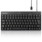 perixx PERIBOARD-422 FR, mini toetsenbord bekabeld AZERTY USB-C - zwart