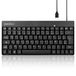 perixx PERIBOARD-422 FR, mini toetsenbord bekabeld AZERTY USB-C - zwart