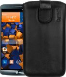 Mumbi Echt Leren Portemonnee Hoesje voor LG G3 - Zwart