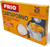 Frio Bakpapier voor Airfryer - 25 ronde vellen, diameter 23 cm