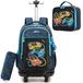 B-game Sac à dos enfant à roulettes - Ensemble chariot ergonomique