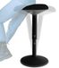 Tabouret de bureau ergonomique, réglable en hauteur 55-80 cm, noir